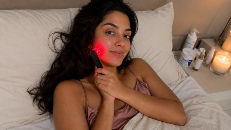 “I Used an Affordable Red Light Therapy Device Every Night for 30 Days — Here’s What It Actually Did to My Acne Scars”